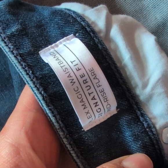 Lane Bryant Mid Rise Flare Signature Fit Flex Magic Waistband Size 20 - Picture 3 of 7